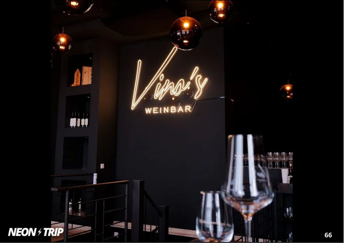 Leuchtkasten Weinbar Retail - Vinos LED Ladenschild individuell