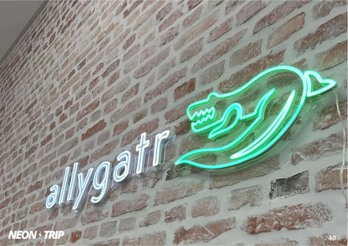 LED Neon Logo Branding NEONTRIP Kundenprojekt